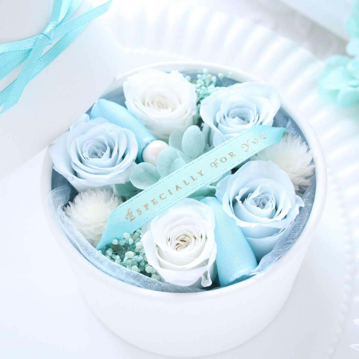 Preserved Flower】ミニばらのエスペシャリーフラワーボックス｜誕生日