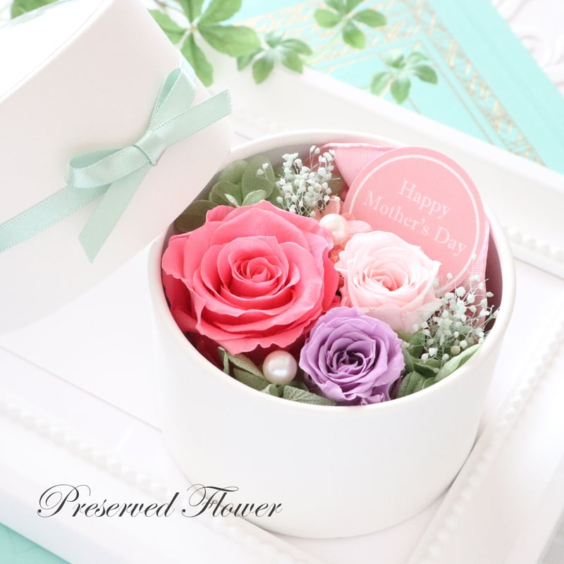 Preserved Flower】選べる2色｜パステルカラーのおしゃれなプチ