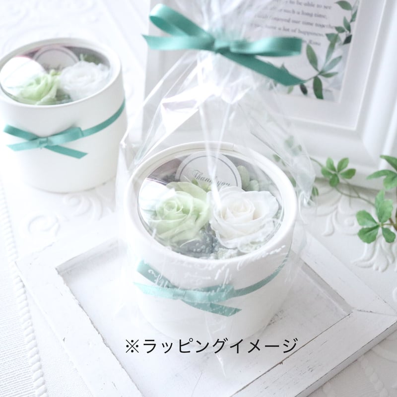 Preserved Flower】選べるメッセージ付プチフラワーボックス｜誕生日