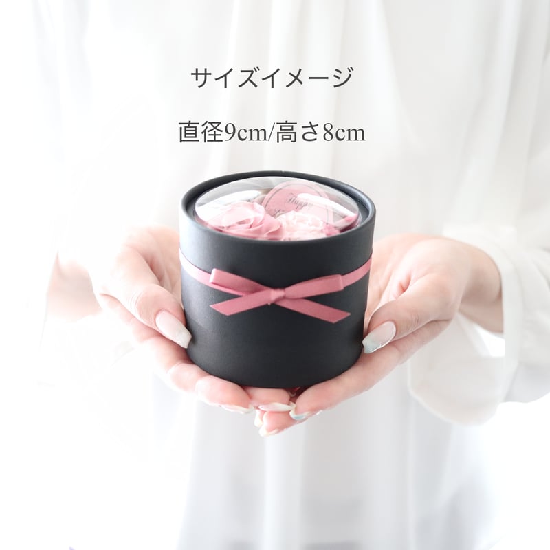 Preserved Flower】モーブピンクのプチフラワーボックス｜誕生日・母の