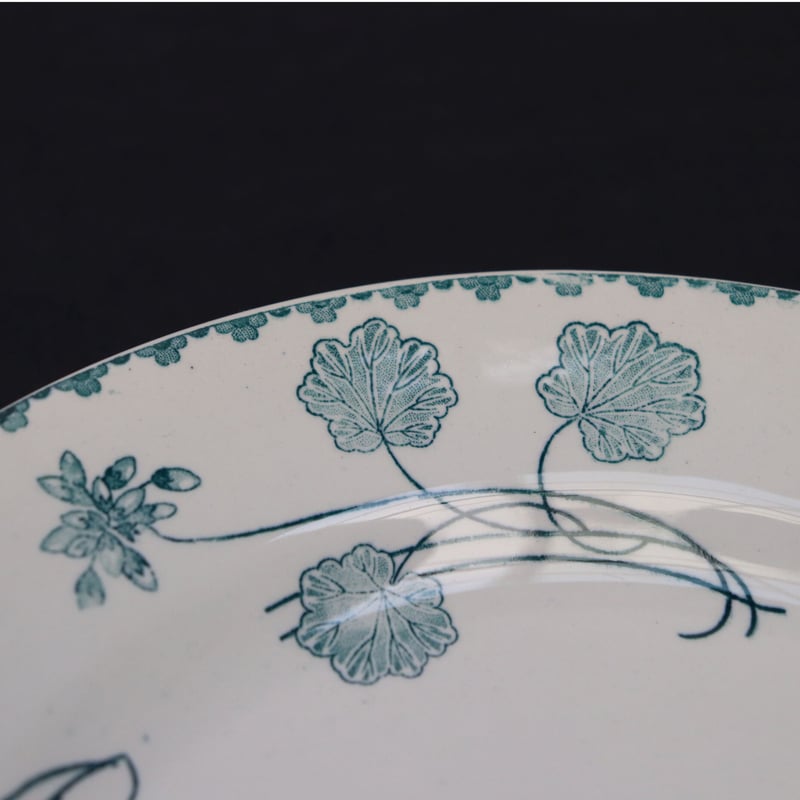 U＆C Sarreguemines ｜「GERANIUM」プレート皿 E | pebble