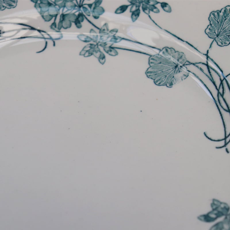 U＆C Sarreguemines ｜「GERANIUM」プレート皿 E | pebble