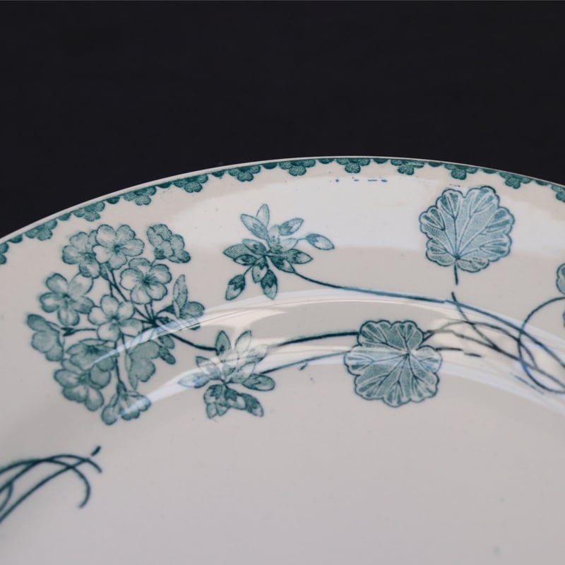 U＆C Sarreguemines ｜「GERANIUM」プレート皿 E | pebble