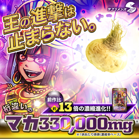 【選べる定期便】王王王王(おうのなかのおう)マカマカーン もっと王盛り！