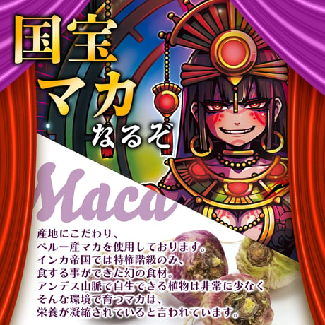【選べる定期便】 王王王王(おうのなかのおう)マカマカーン（90粒：約30日）