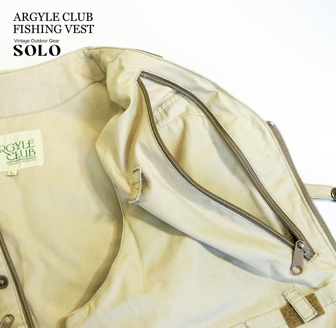 ARGYLE CLUB / アーガイルクラブ フィッシングベスト | ヴィンテージ