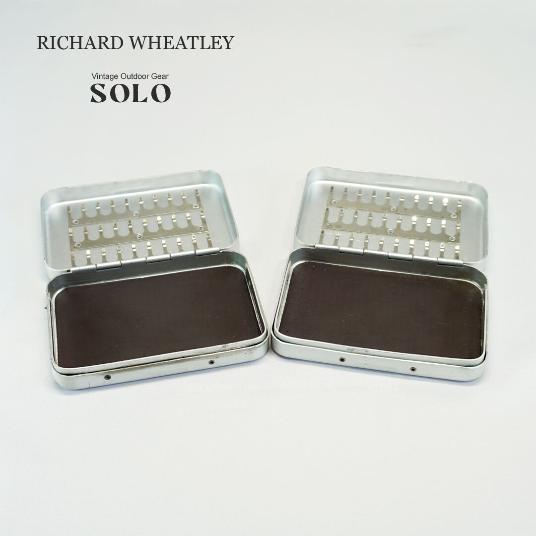 RICHARD WHITLEY フライボックス2個　実践ウェットフライ70本 RICHARD WHEATLEY / リチャードホイットレー フライボックス×2ヶ