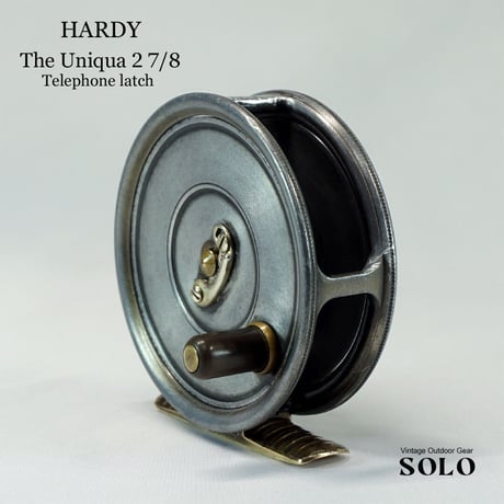 HARDY UNIQUA 2/3/4 フライリール ブラック ケース箱付き HARDY UNIQUA 2/3/4 フライリール ブラック ケース箱付き