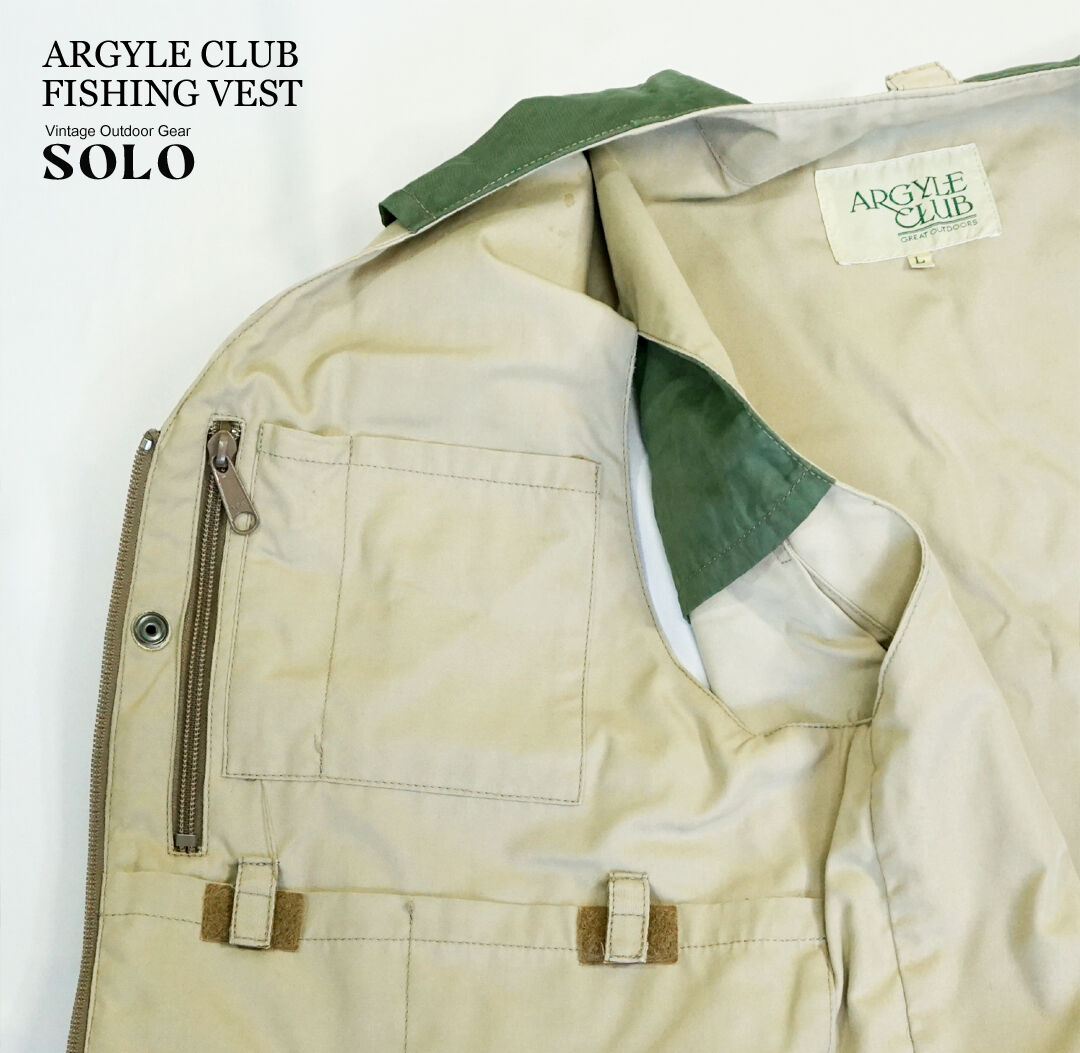 ARGYLE CLUB / アーガイルクラブ フィッシングベスト | ヴィンテージ