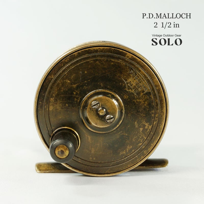 イングランドビンテージフライリール All Brass Antique Fly Reel 2.5inch イングランド製 真鍮製