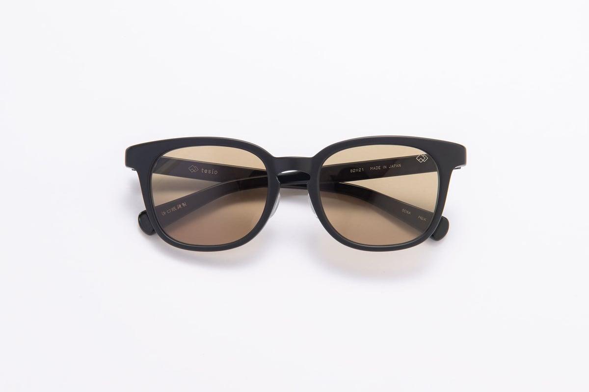 tesio クラフト サングラス SORA MBK テシオ tesio SORA col.MBK+/マットブラック | tesio