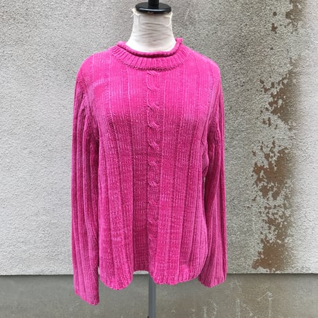 PINK VELOUR KNIT ［S2288］
