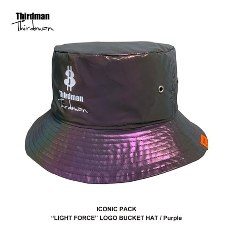 "LIGHT FORCE" LOGO BUCKET HAT / Purple / TMLF-W01