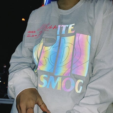 "LIGHT FORCE" 銭湯HARDCORE L/S Tee / White / TMLF-A01