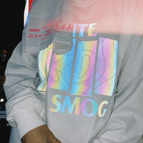 "LIGHT FORCE" 銭湯HARDCORE L/S Tee / White / TMLF-A01