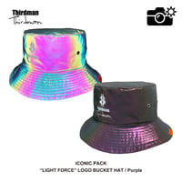 "LIGHT FORCE" LOGO BUCKET HAT / Purple / TMLF-W01