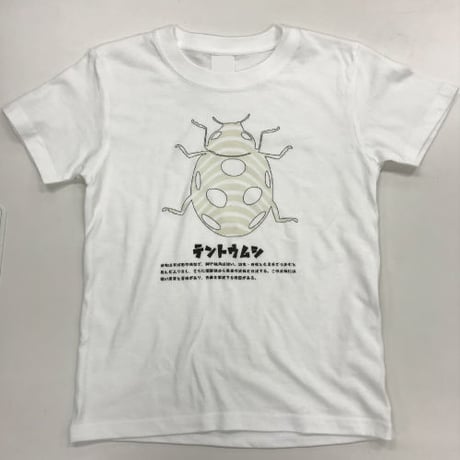 【KIDS】昆虫フラッシュＴシャツ てんとうむし