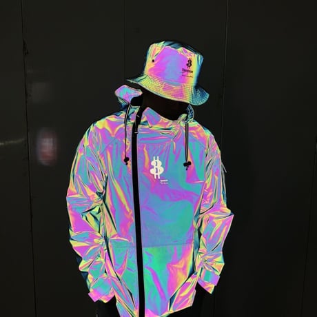 "LIGHT FORCE" LOGO BUCKET HAT / White / TMLF-W01