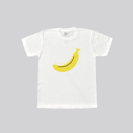 【KIDS】くだものＴシャツ ばなな