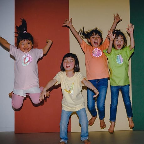 【KIDS】くだものＴシャツ れもん