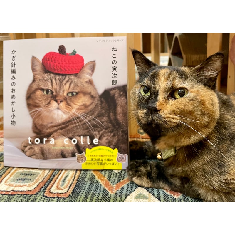ねこの寅次郎とかぎ針編みのおめかし小物 | Cat's Meow Books Virtual