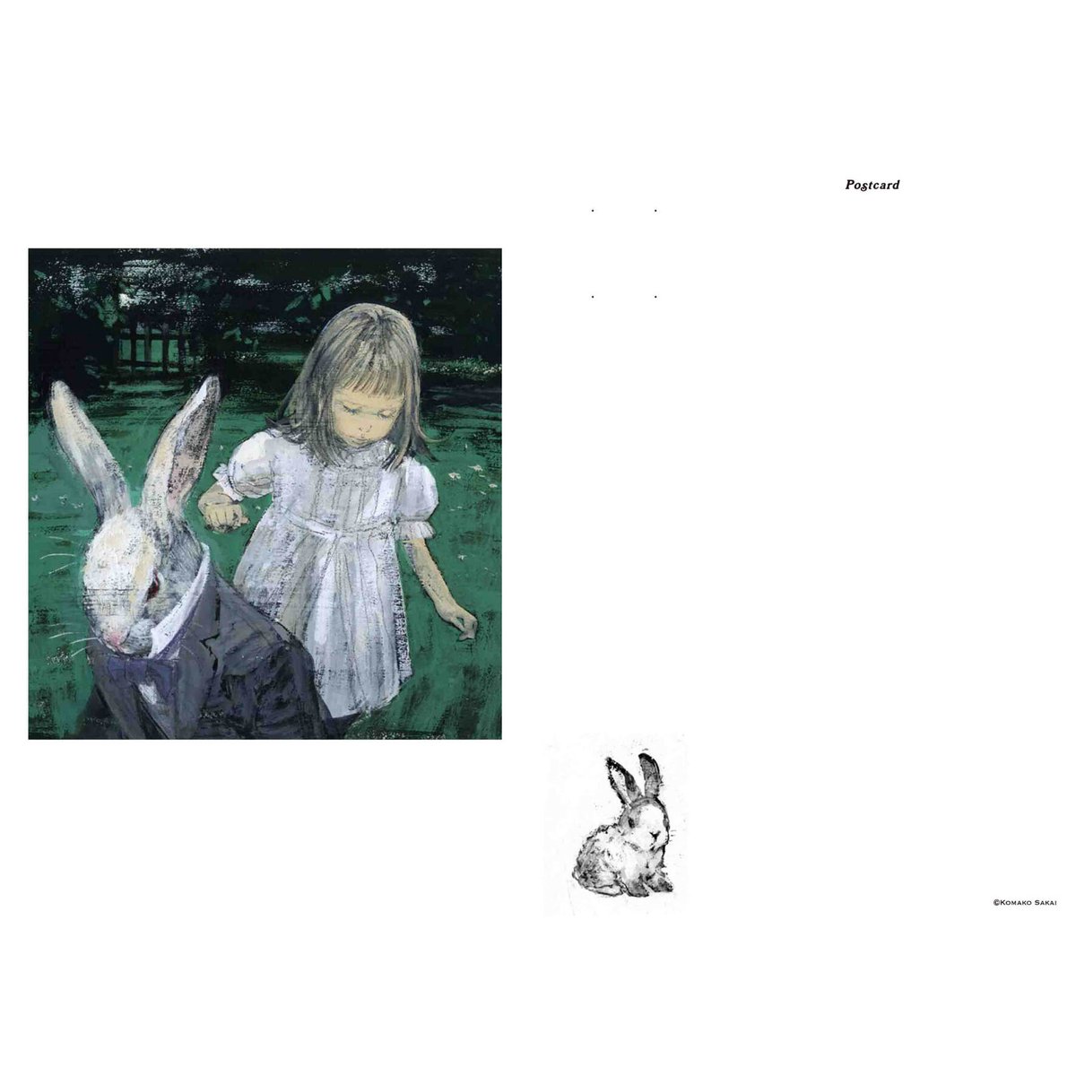 酒井駒子 ポストカードブック 24POSTCARDS | Cat's Meow Books V