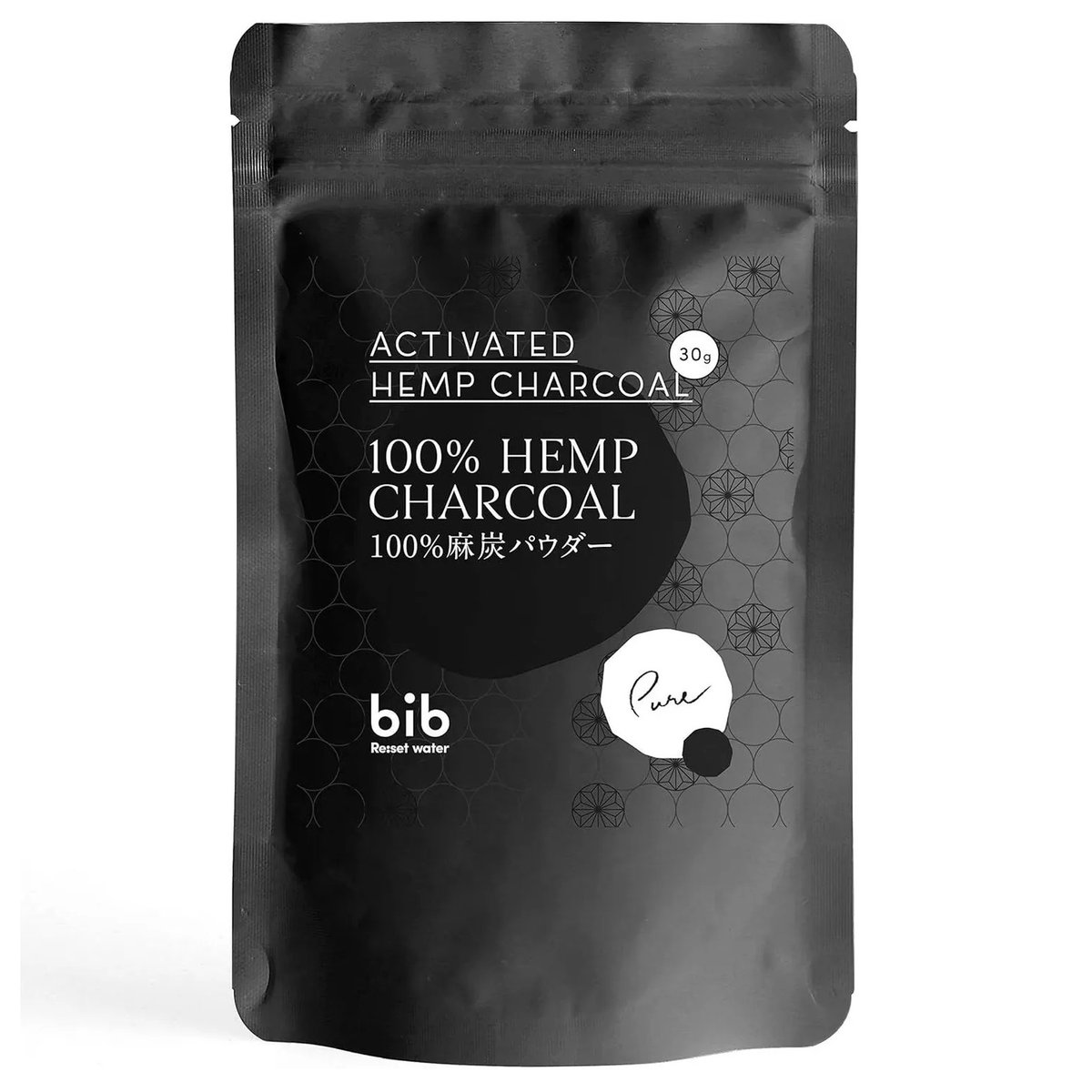 野州麻炭Lab】100%麻炭パウダー 30g ※クリックポスト発送可能 | LOHAS