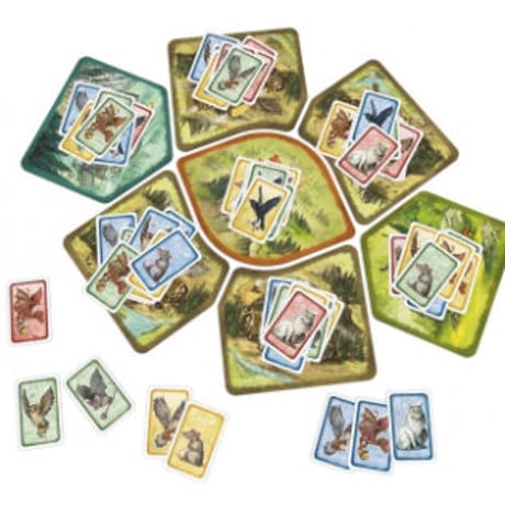 フクロウがいる村　日本語ルール付き　中古品