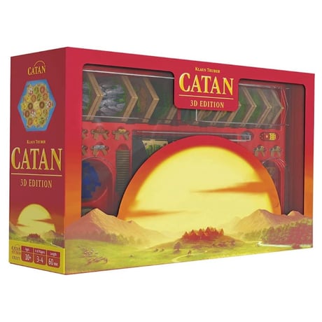 カタン 3D版　英語版　日本語ルール付き