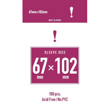 65*100mmカードサイズソフト 67*102 スリーブ | ボドゲ屋さん 北尾商店