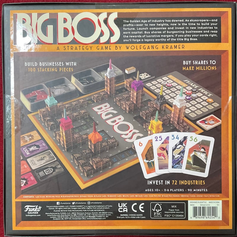 Big Boss ビックボス 和訳ルール有り | ボドゲ屋さん 北尾商店