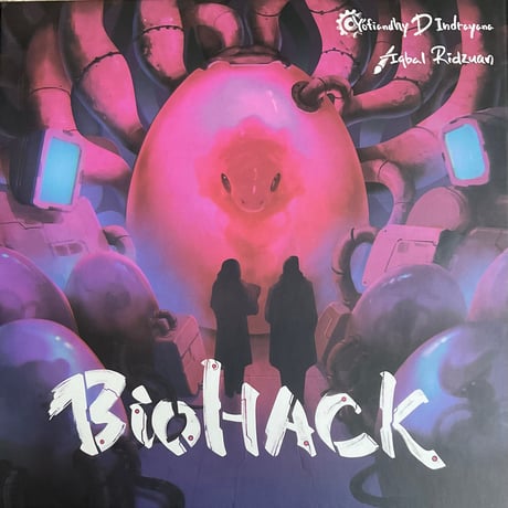 BioHACK (エラッタ対応シール付き) 中古品、開封のみ未使用➕ Flowshell Expansion（未開封新古品）➕メタルコイン付き