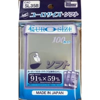 ホビーベース　91×59 100枚　ユーロサイズ （ソフト) スリーブ