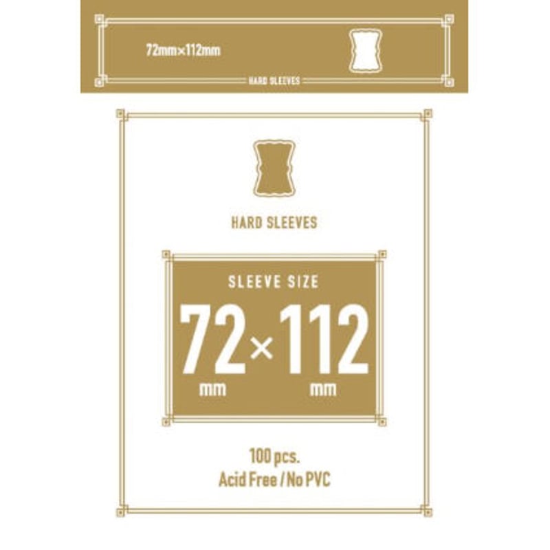 70*110mmカードサイズハード 72*112mm スリーブ | ボドゲ屋さん 北尾商店