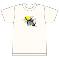 Maruo Horibeh  T-shirt / マー亭ホロ兵衛のTシャツ  (vanilla white)