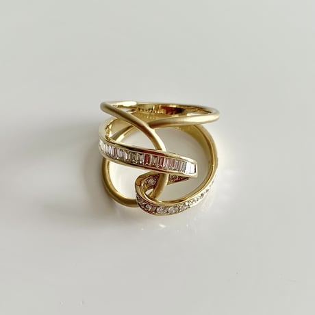 K18 Botanical Diamond Ring
