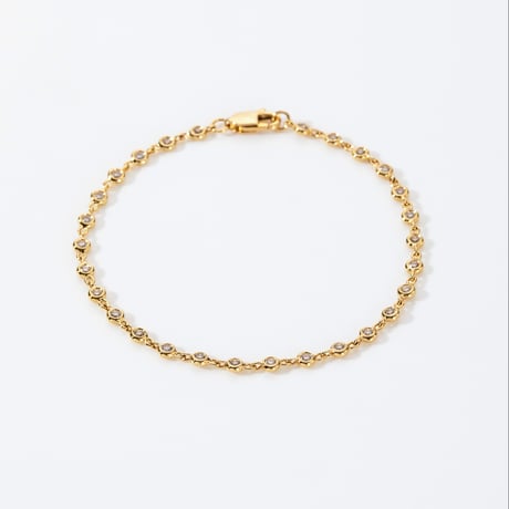 K18  Milestone Diamond Bracelet