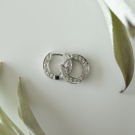 K18 Diamond Hoops（ピアス）