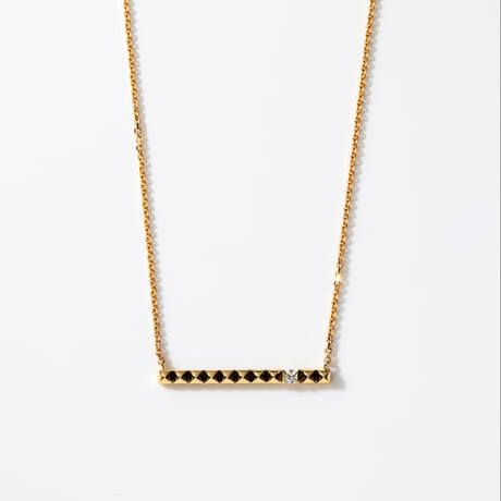 K18 Gold Studs Diamond Necklace