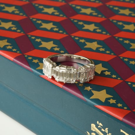 K18 Baguette Diamond Ring - L