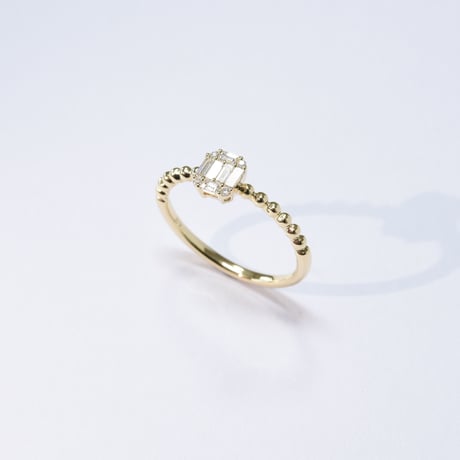 K18 Diamond Mosaic Ring