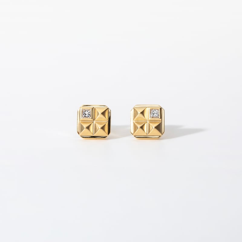 K18 Gold Studs Diamond Earrings（ピアス） | HANA JEWELS