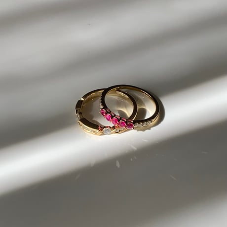 K18 Mille Glow Diamond Ring