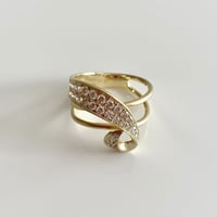 K18 Botanical Diamond Ring