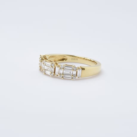 K18 BG Cut Diamond Ring - M