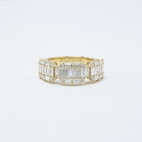 K18 Baguette Diamond Ring - L