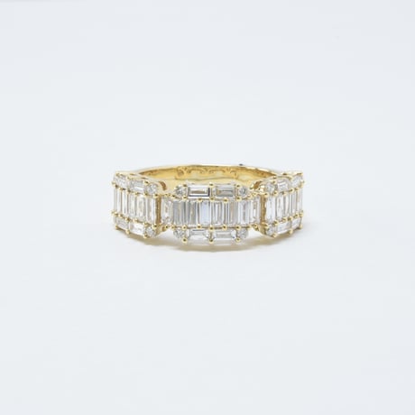K18 Baguette Diamond Ring - L