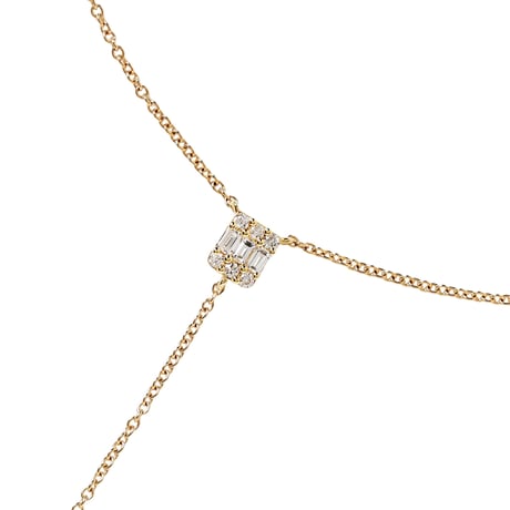 18K Diamond Drop Necklace