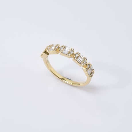K18 BG Cut Diamond Ring - S