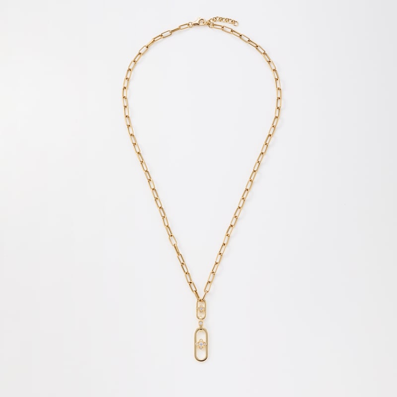 K18 Luna Link Chain Necklace | HANA JEWELS K18 Luna Link Chain Necklace | HANA JEWELS